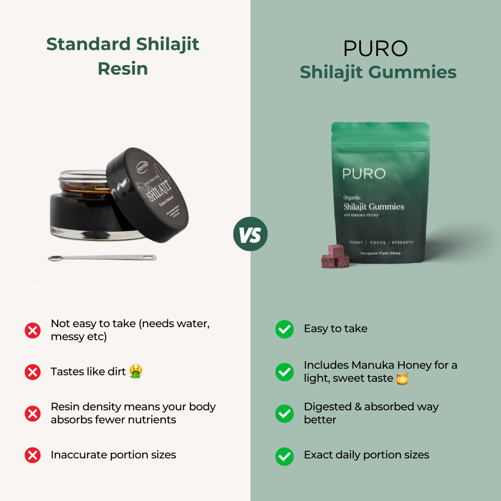 Organic Shilajit Daily Gummies